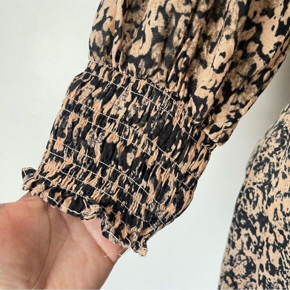 Free People String of Hearts printed Maxi dress size large NWOT - Picture 5 of 12